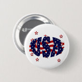 USA-Patriotisch Button (Vorne & Hinten)