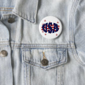 USA-Patriotisch Button (Beispiel)