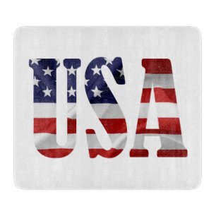 USA Patriotisch Schneidebrett