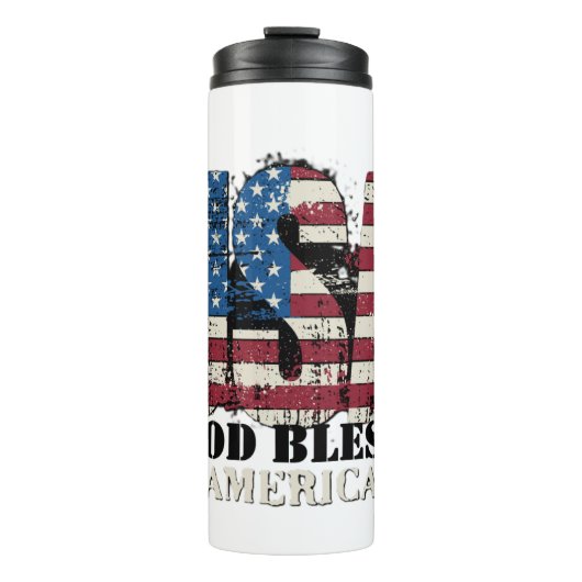 USA Patriotisch Thermosbecher (Vorderseite)