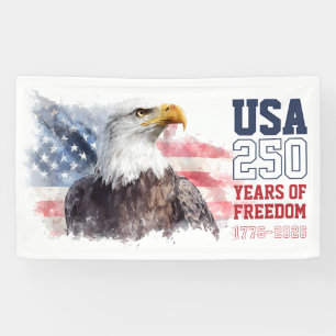 USA Patriotische 250-Jahr-Feier Amerikas Party Banner