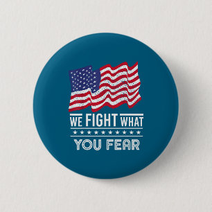 USA Patriotische Amerikanische Flagge Freiheitsdes Button