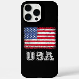 USA Patriotische Amerikanische Flagge Für Männer F iPhone 16 Pro Max Hülle