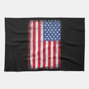 USA Patriotische Amerikanische Flagge Für Männer F Geschirrtuch