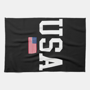 USA Patriotische Amerikanische Flagge Für Männer F Geschirrtuch