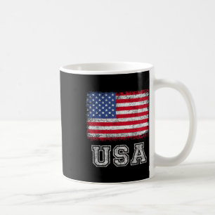 USA-patriotische amerikanische Flagge für Männer F Kaffeetasse