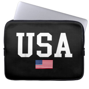 USA Patriotische Amerikanische Flagge Für Männer F Laptopschutzhülle