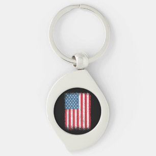 USA Patriotische Amerikanische Flagge Für Männer F Schlüsselanhänger