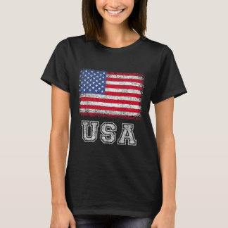USA Patriotische Amerikanische Flagge Für Männer F T-Shirt