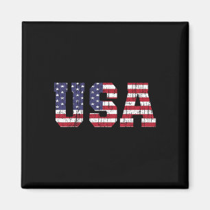 USA Patriotische Amerikanische Flagge Shirt Männer Magnet