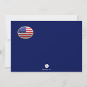 USA - Patriotische Einladung (Rückseite)