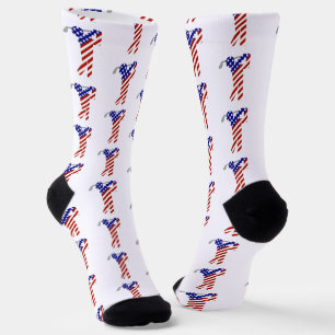 USA Patriotische HERREN GOLF Socken