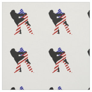 USA Patriotische Kampfsportarten JUDO Stoff