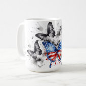 USA Patriotische Keramik Tasse (Vorderseite Links)