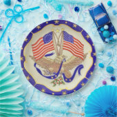USA Patriotische Parteiplatte Pappteller (Party)