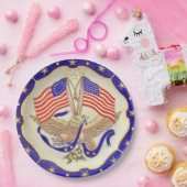 USA Patriotische Parteiplatte Pappteller (Party)
