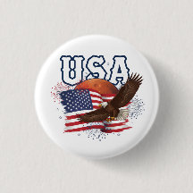 USA Patriotischer Adler mit Mars Roter Planet Desi