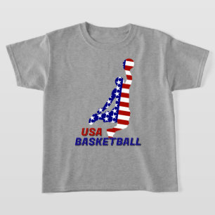 USA Patriotischer BASKETBALL T-Shirt