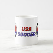 USA Patriotischer Fußball Kaffeetasse (Mittel)