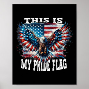 Usa Patriotischer Herren Amerikanische Flagge Usa Poster