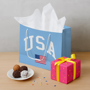 USA Patriotischer Unabhängigkeitstag Amerikanische Große Geschenktüte