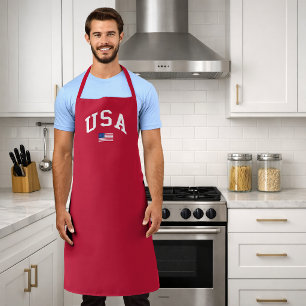 USA Patriotischer Unabhängigkeitstag Amerikanische Schürze