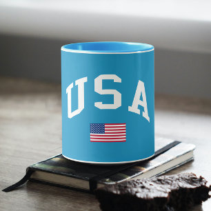 USA Patriotischer Unabhängigkeitstag Amerikanische Tasse