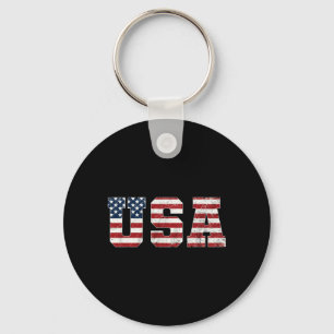 USA Patriotisches Amerikanisches Flaggen-Shirt Män Schlüsselanhänger