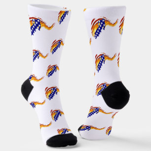USA Patriotisches BMX / DIRT BIKING Socken