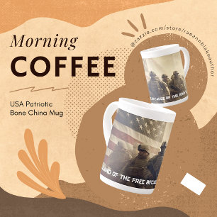 USA Patriotisches Bone China Tasse