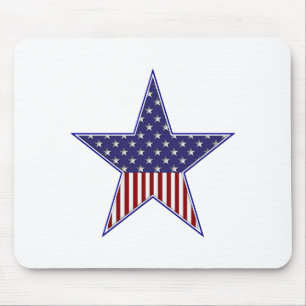 USA Patriotisches Flaggen-Design Mousepad