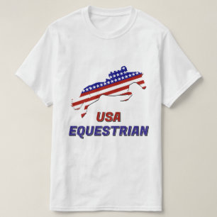 USA Patriotisches Reitsportteam T-Shirt