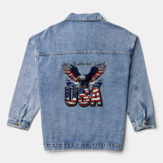 USA Patriotism-Abzeichen - Zeigen Sie Ihren amerik Jeansjacke