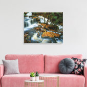 USA, Pennsylvania, Ricketts Glen Staat Park Leinwanddruck (Insitu (Wohnzimmer))