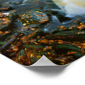 USA, Pennsylvania, Ricketts Glen Staat Park Poster (Ecke)