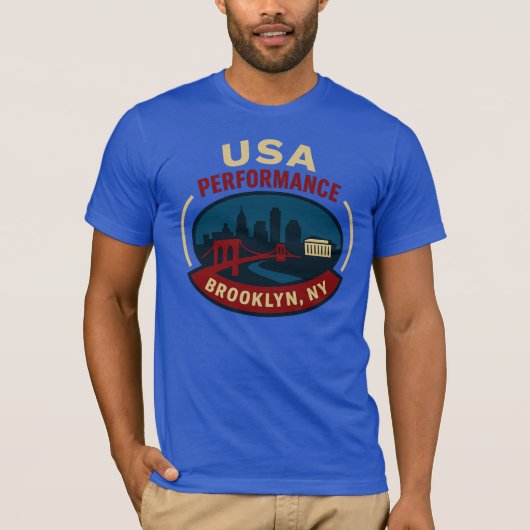 USA Performance Brooklyn T-Shirt (Vorderseite)
