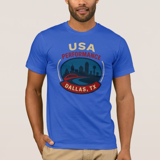 USA Performance Dallas T-Shirt (Vorderseite)