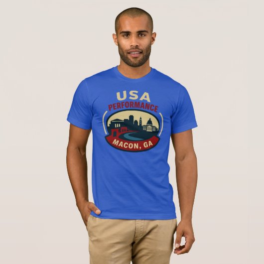 USA Performance Macon T-Shirt (Vorne ganz)
