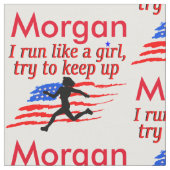 USA - PERSONALISIERTER ZUG UND FELDFABRIK STOFF (Nahaufnahme)