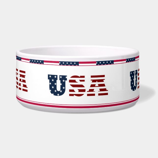 USA Pet Bowl Napf (Vorderseite)