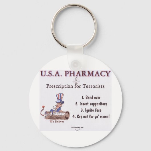 USA Pharmacy Schlüsselanhänger (Vorderseite)