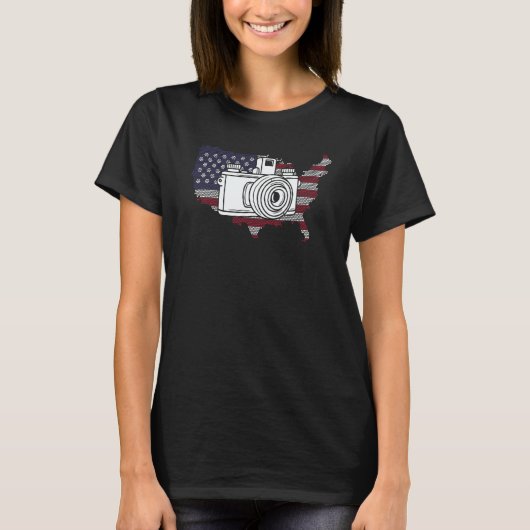 USA Photography Camera Picture Image Resolution Ph T-Shirt (Vorderseite)