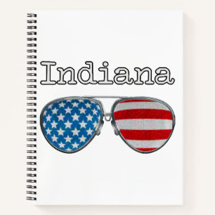 USA PILOT GLASSEN INDIANA NOTIZBLOCK