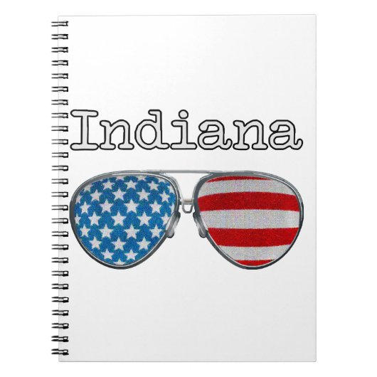 USA PILOT GLASSEN INDIANA NOTIZBLOCK (Vorderseite)