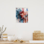 USA-Plakat Poster (Küche)