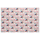 USA PLAY TENNIS PERSONALISIERT FABRIC STOFF (Fat Quarter (45,7 x 55,9 cm))