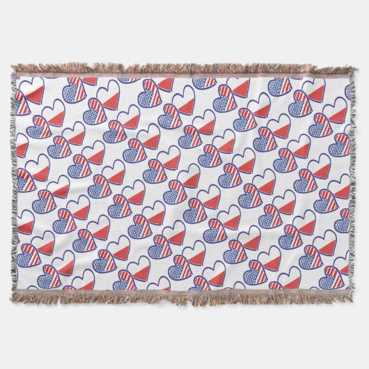 USA Polen Flaggenschwerpunkte Decke (Vorderseite)