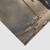 USA Police with Child-Decoupage- Seidenpapier (Detail)