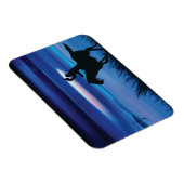 USA Pony Express 🐎 Cowboy Rider Painting Magnet (Rechte Seite)