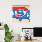 USA POSTER (Heimbüro)